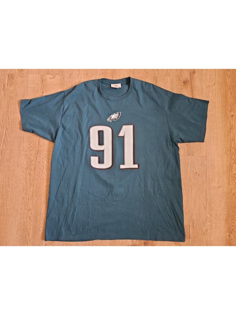 Philadelphia Eagles Fletcher Cox #91 T-Shirt Shirzey, Green 2X/XXL